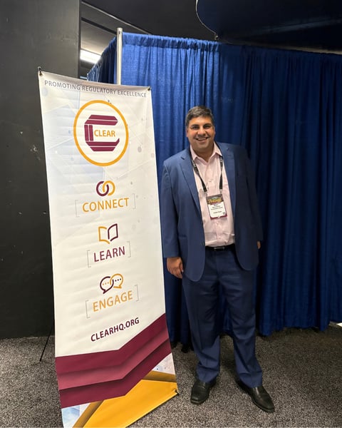 Mukul Bakhshi at the CLEAR 2026 Annual Educational Conference in Portland